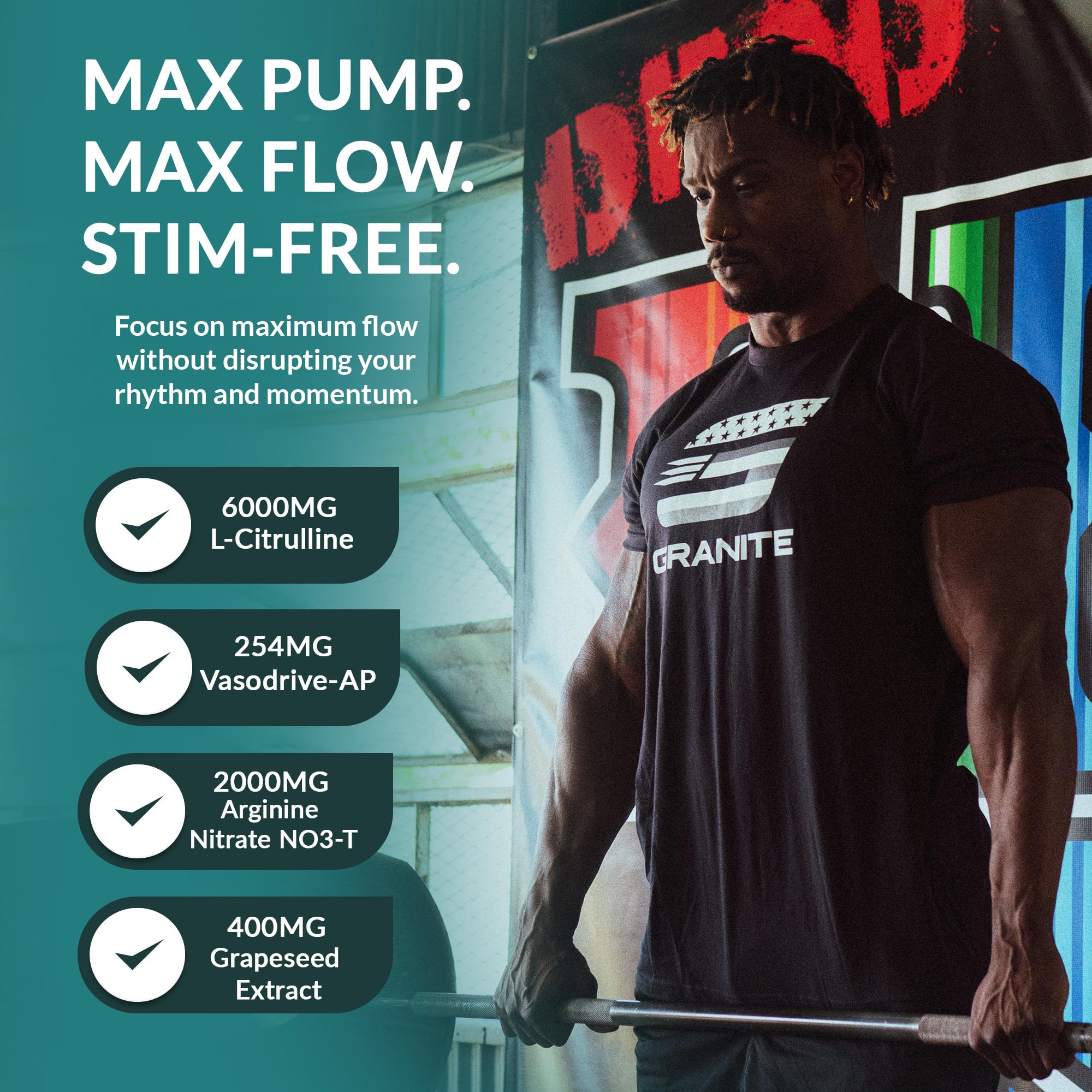 Granite Supplements Vaso Blast, extracto de semilla de uva, soporte antioxidante