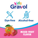 Gravol Kids Liquid, envase práctico para la rutina diaria