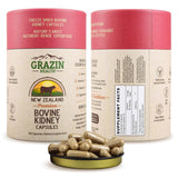 Cápsulas Grazin Health de rinón bovino, fuente de nutrientes para un estilo de vida activo.