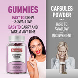 Greabby L Glutamina 1000mg gomitas contenido 60 unidades: suministro para un mes