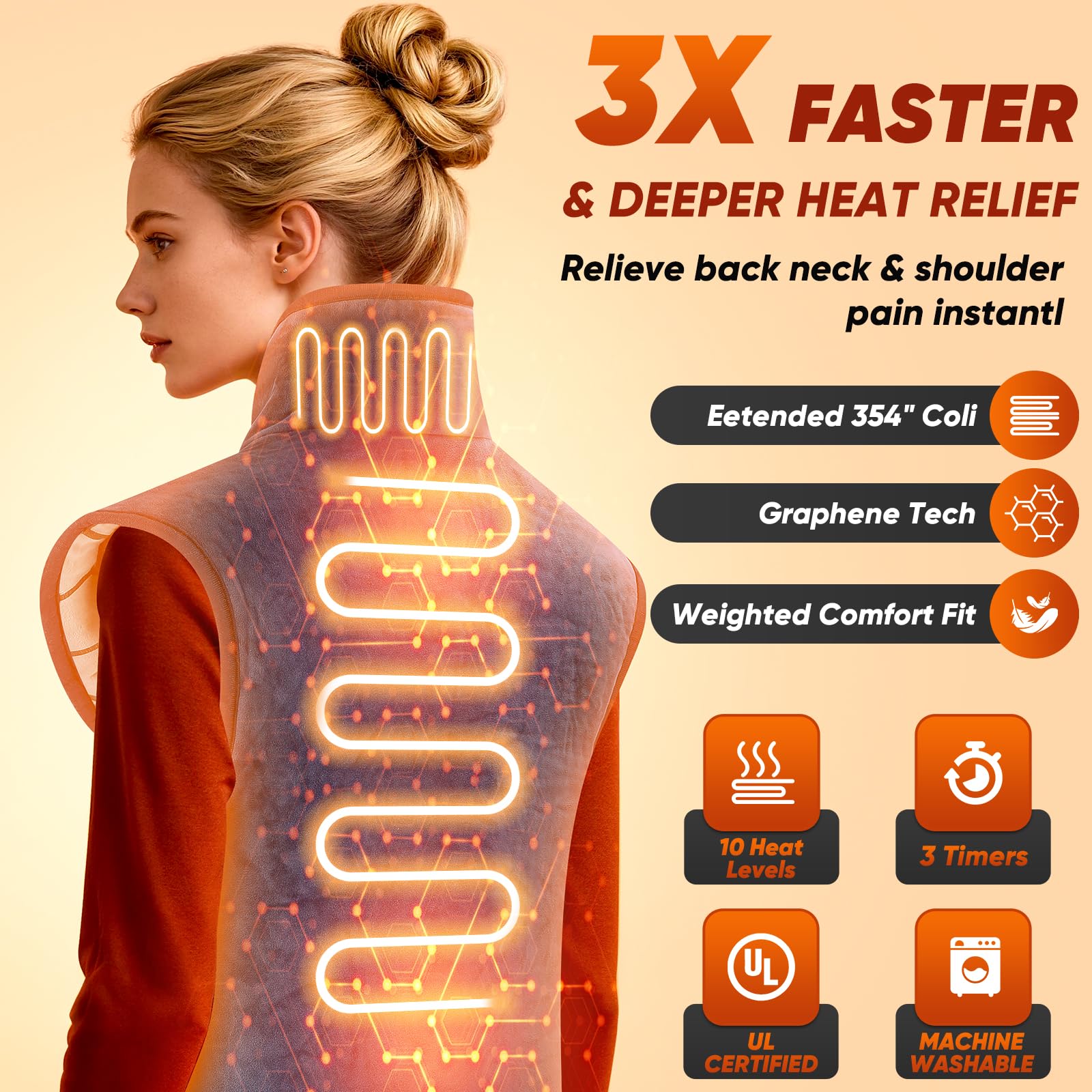 great dachong: enfoque en cuello y hombros con calor profundo