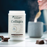 Colágeno en polvo chocolate en té para una opción sabrosa.