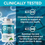 Etiqueta frontal de Great Oral Health con BLIS K12/M18