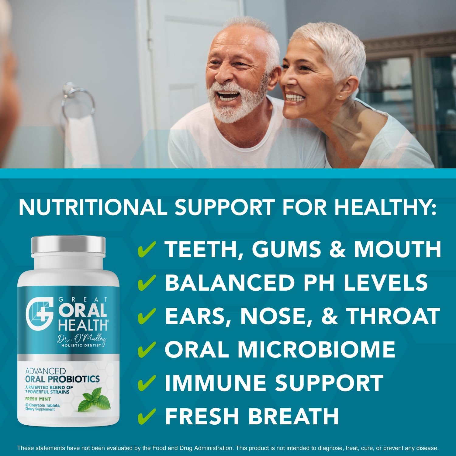 Great Oral Health, etiqueta BLIS K12 M18: componentes clave para la salud bucal