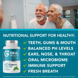 Tabletas masticables de Great Oral Health con sabor a menta para dientes y encías