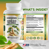 Etiqueta del producto GreeNatr con ingredientes veganos y sin gluten
