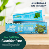 Green Beaver Pasta dental menta fresca con diseño de envase para uso diario