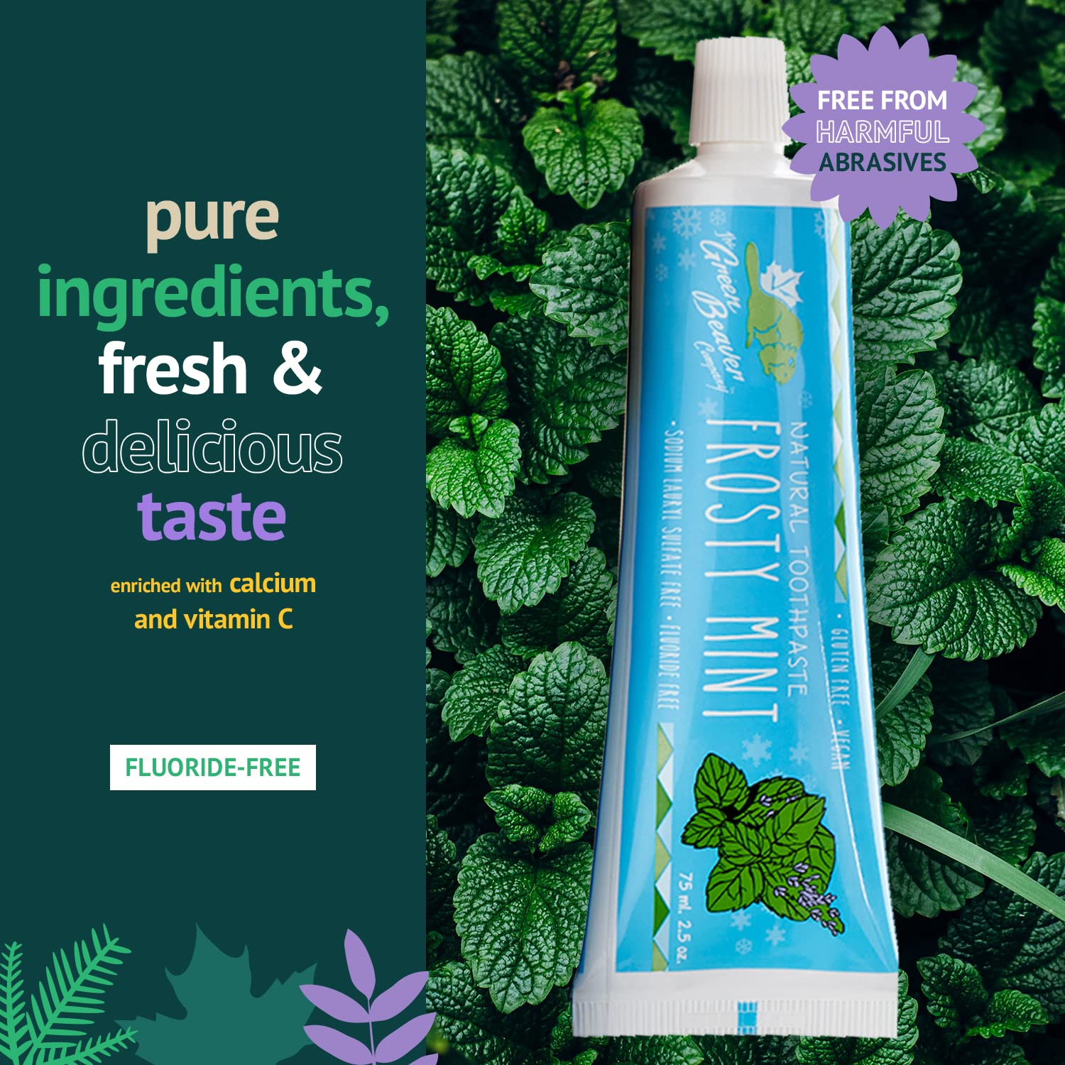 Green Beaver Pasta dental menta fresca para rutina de higiene diaria