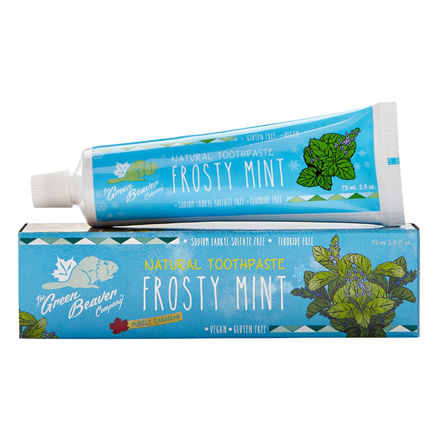 Green Beaver Pasta dental menta fresca en tubo de 70 g para limpieza diaria