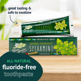 Pasta dental Green Beaver sin fluoruro, opción segura para dientes sensibles