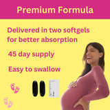 GREEN FIELD NUTRITIONS: etiqueta frontal de vitaminas prenatales