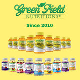 GREEN FIELD NUTRITIONS: manos sosteniendo frasco para uso diario