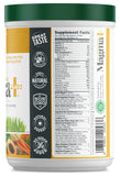 Green Foods Magma Plus: envase de 10.6 oz para almacenamiento práctico.