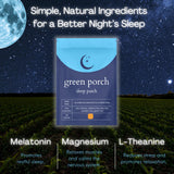 Green Porch parches relajación L-teanina para calma nocturna