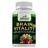 Brain Vitality Plus sin cafeína ofrece enfoque diario sin estimulantes.