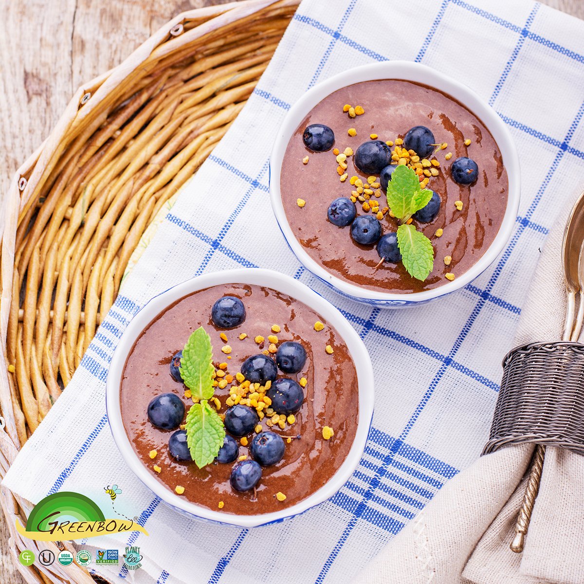 Yogur con Greenbow polen de abeja orgánico, fuente natural de vitaminas