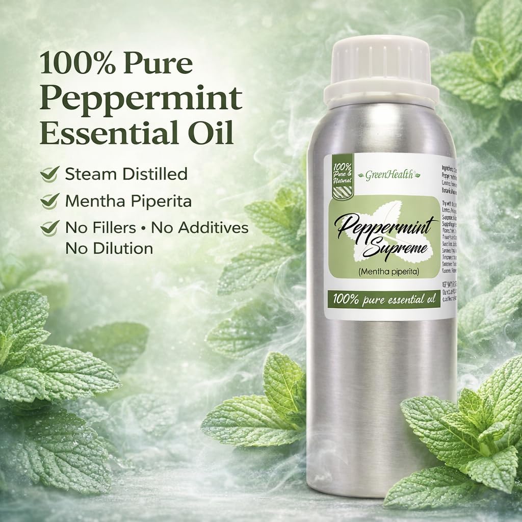 GreenHealth Menta Piperita, aroma fresco ideal para ambientar espacios.