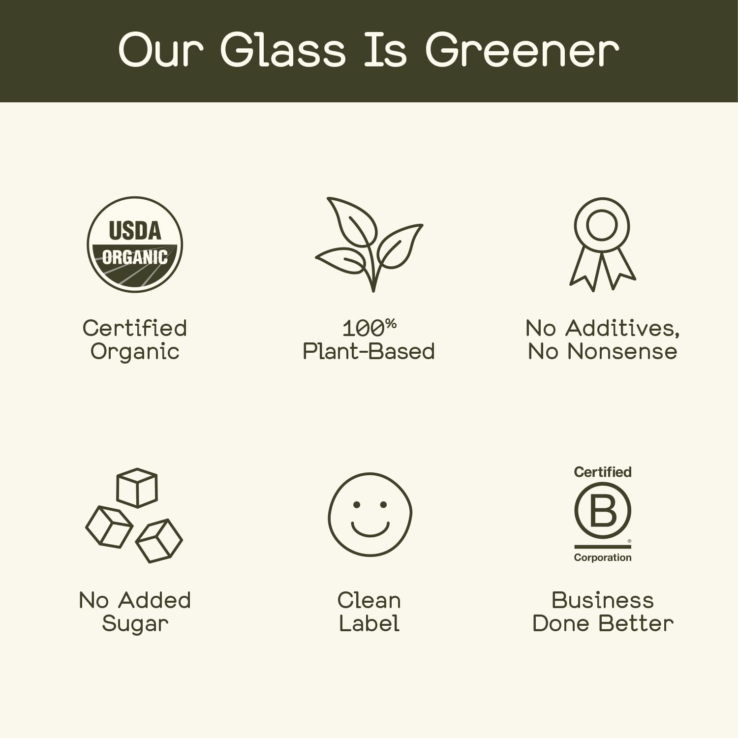 Greenhouse Juice Co: primeros planos de ingredientes orgánicos fermentados.