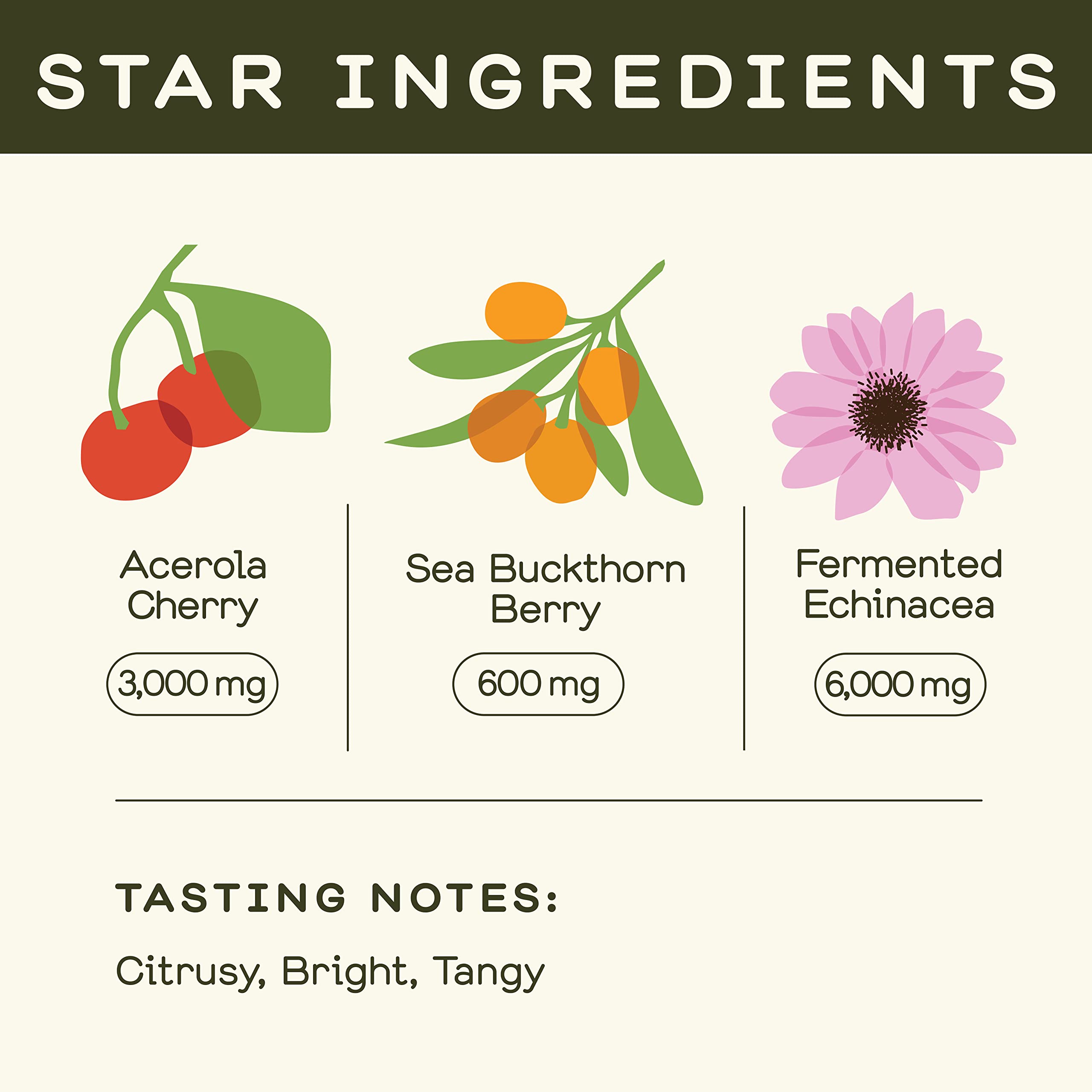 Greenhouse Juice Farma-C+ shot echinacea fermentada, posible apoyo al bienestar diario