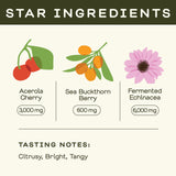 Greenhouse Juice Farma-C+ shot echinacea fermentada, posible apoyo al bienestar diario