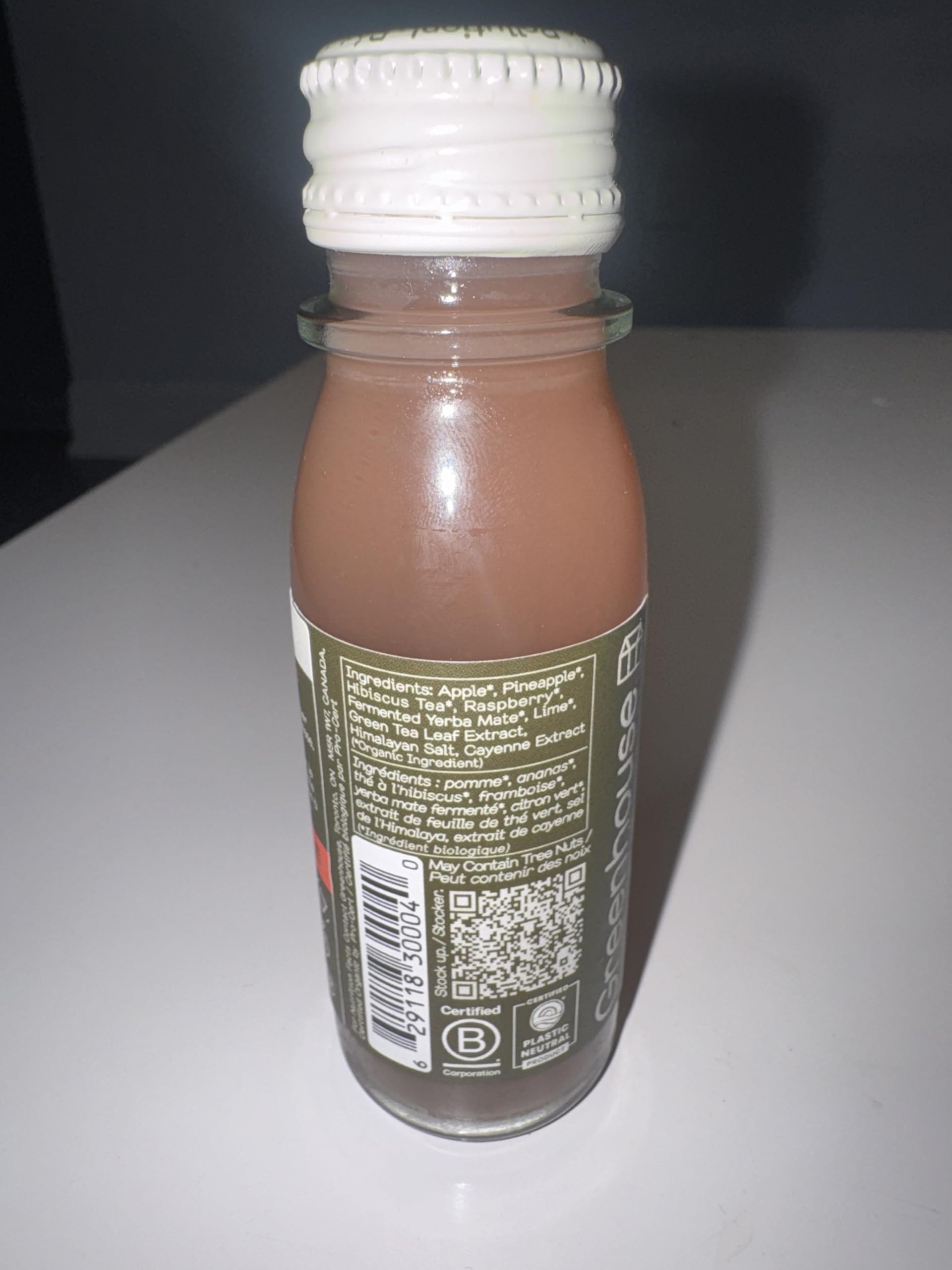 Greenhouse Juice Co. Shot dosis de 60 ml para impulso ligero