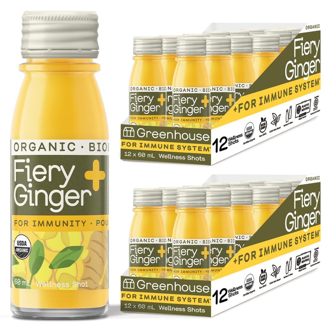 Dosis de jengibre picante Greenhouse Juice 60 ml para un impulso rápido