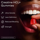 Gomitas GreenLab Creatine HCL+ textura suave para digestión cómoda