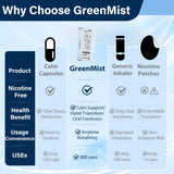 GREENMIST Ashwagandha Diffuser Pen fórmula vegetal sin aditivos