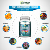 Greennatr vitaminas C, D3 y zinc para defensa natural
