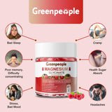 GREENPEOPLE gomitas magnesio 400mg-dosis diaria: absorción clara para energía sostenida