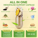 GREENPEOPLE Menopausia: extracto de Black Cohosh para alivio natural