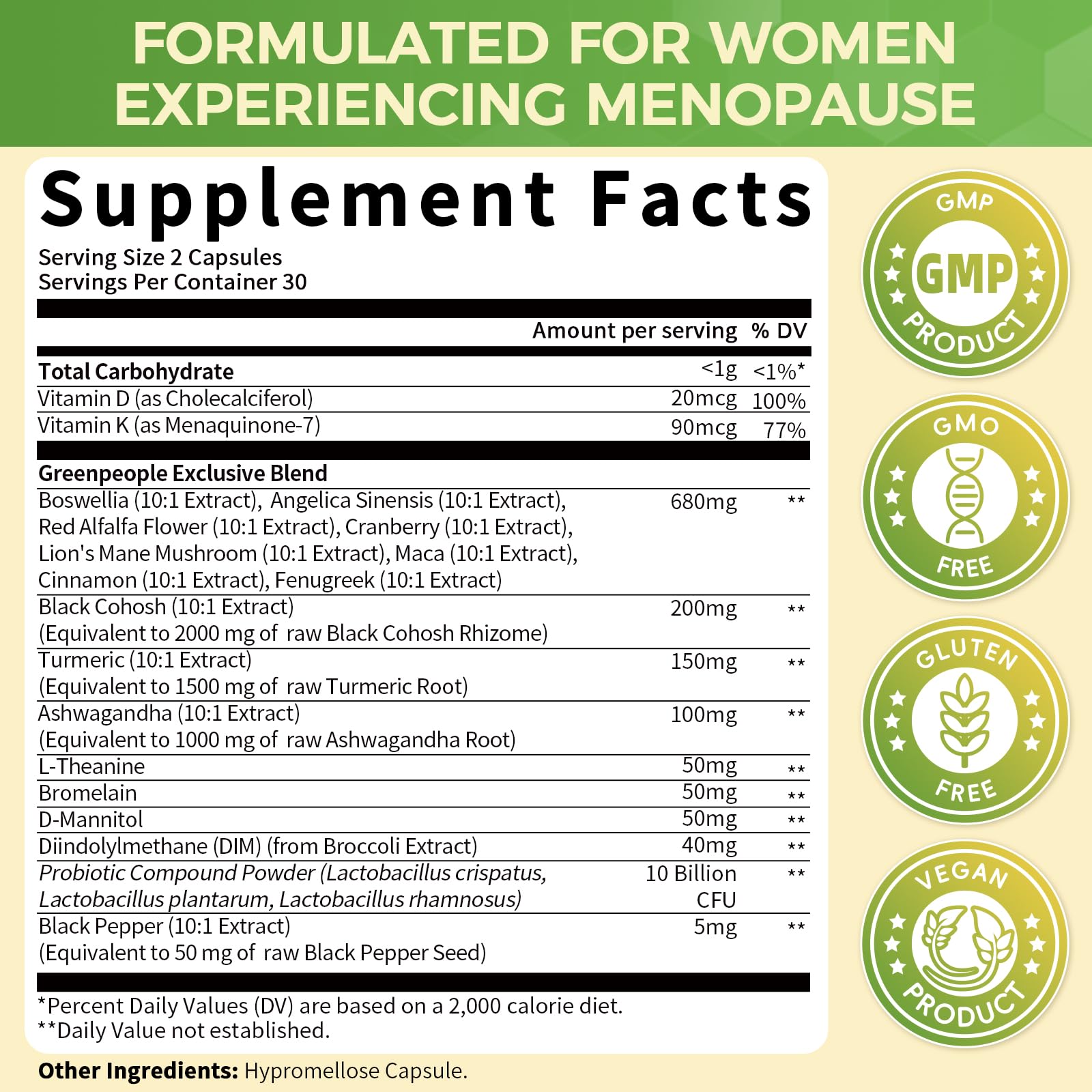 GREENPEOPLE Menopausia: cúrcuma para movilidad y confort articular