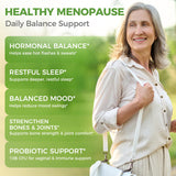 GREENPEOPLE Menopausia: paquete de 120 cápsulas para uso sostenido