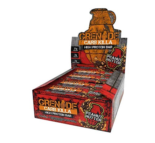 Grenade Carb Killa barra bajo en azúcares, snack proteico para cualquier momento