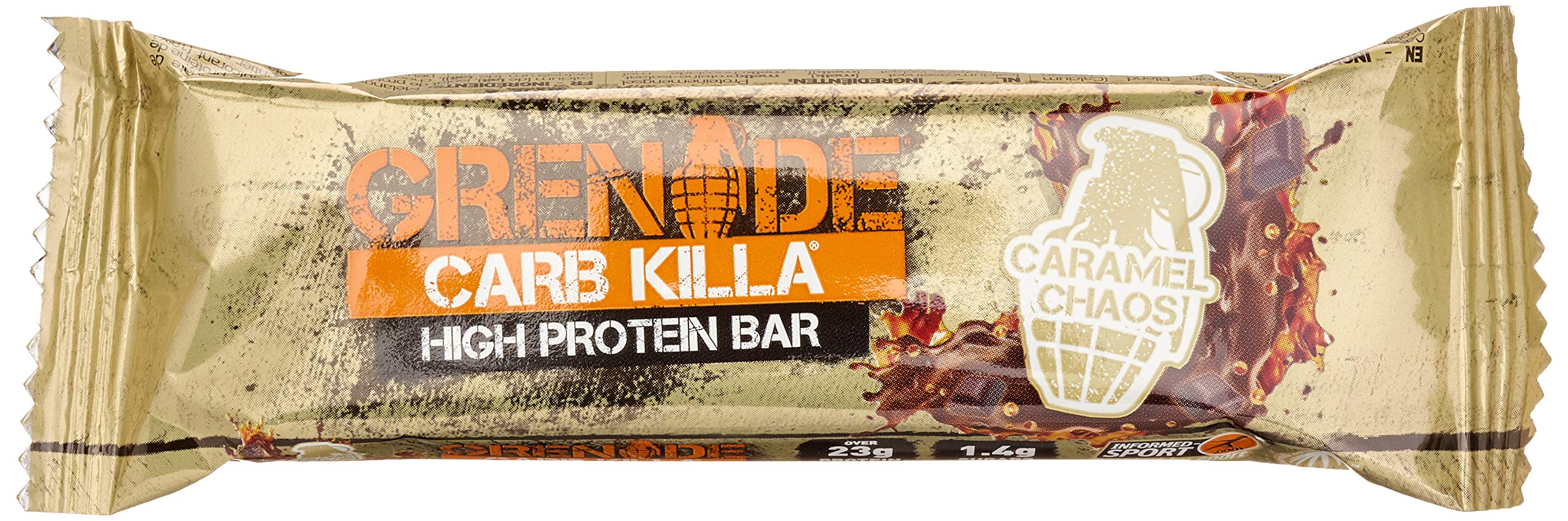 Grenade Carb Killa Barra Proteína alta: snack energético para entreno