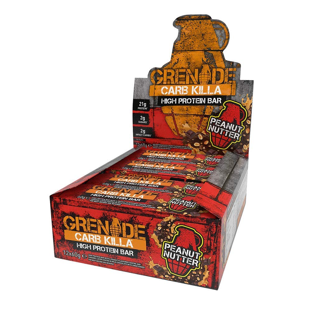 Grenade Carb Killa barra proteina chocolate, snack ideal para entreno