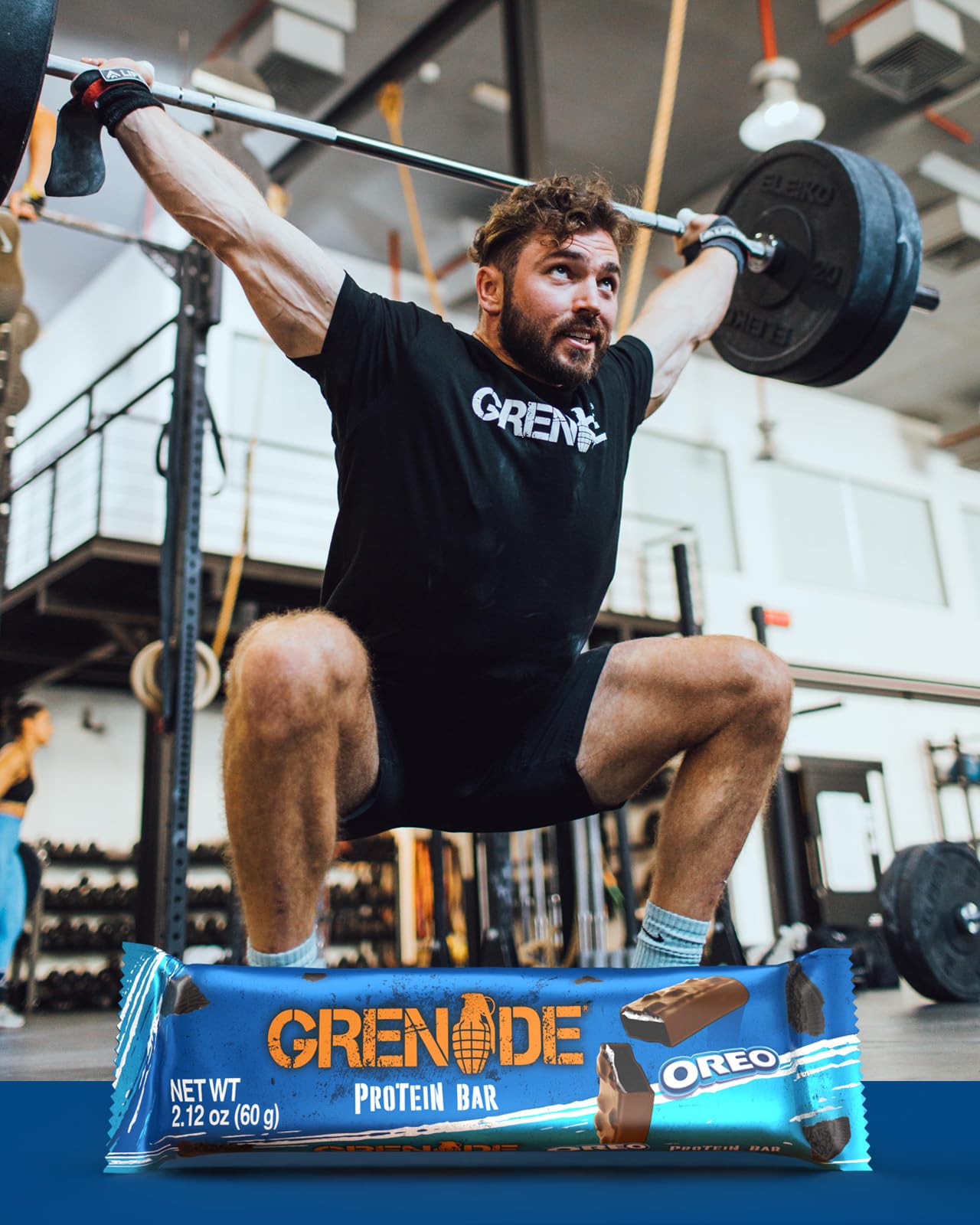 Grenade OREO barra de proteína con energía rápida para el día