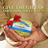 GRETHER'S pastillas textura suave y masticable para disfrutar lentamente.