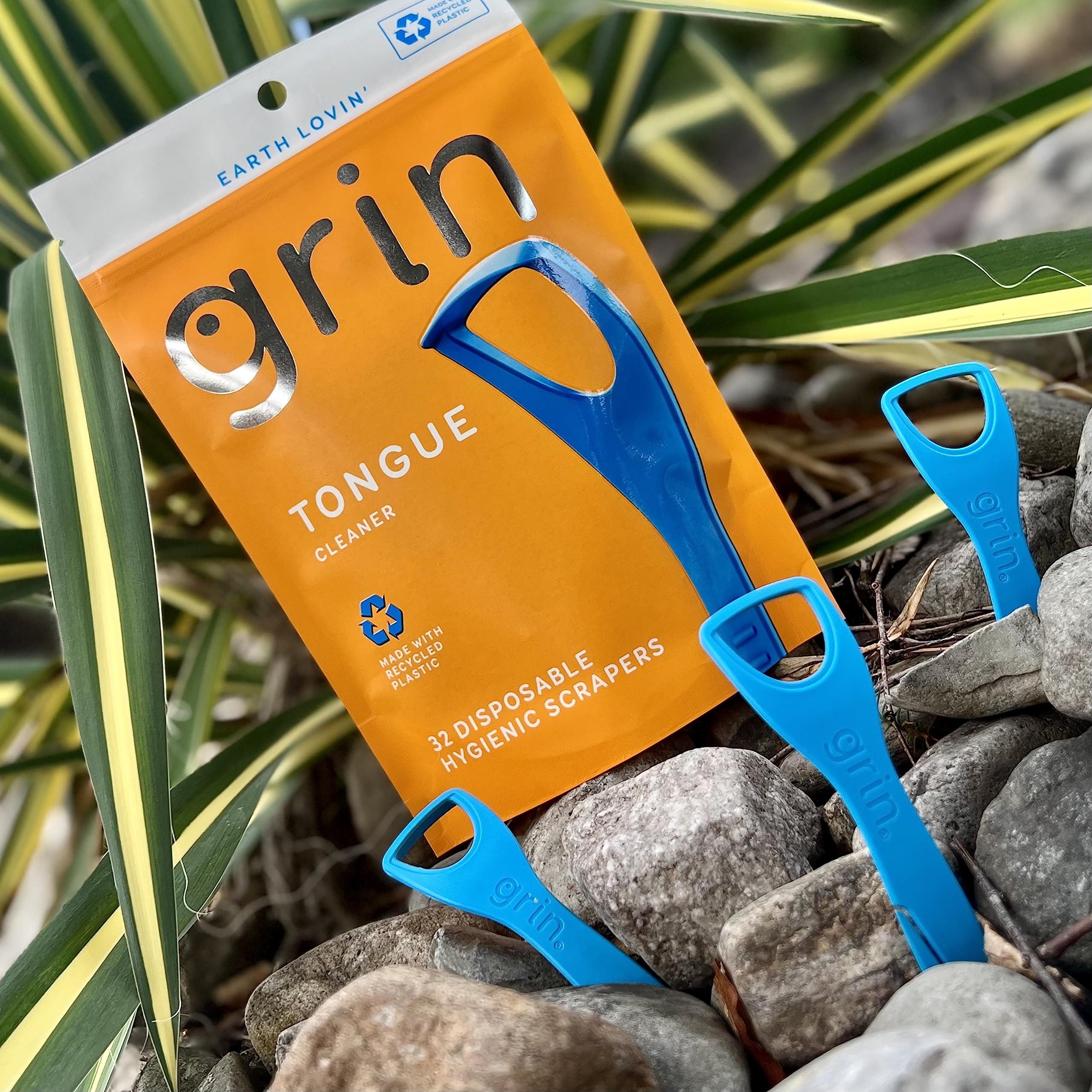 Grin plástico reciclado: opción sostenible para el cuidado bucal.
