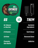 GRINDS Grinds Coffee Pouches sabor menta invernal para frescura discreta