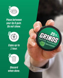 GRINDS Grinds Coffee Pouches sabor menta verde para nota refrescante