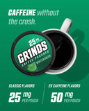 GRINDS Grinds Coffee Pouches sabor vainilla para aroma suave y familiar