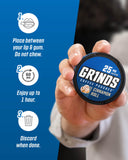 GRINDS Cinnamon Roll: ideal en la oficina para enfoque sostenido.