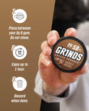GRINDS uso en movimiento para recargas rápidas.