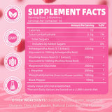GrnLife Cortisol Gummies frambuesa, gomitas masticables para relajación.