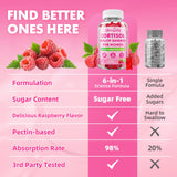 GrnLife Cortisol Gummies magnesio, relajación natural.