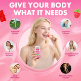 GrnLife Cortisol Gummies con Rhodiola Rosea y L-teanina para enfoque.