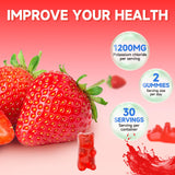 GrnLife Potassium Gummies – sabor fresa, gomitas fáciles de masticar.