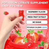 GrnLife Potassium Gummies – sin azúcar añadida y fibra soluble.