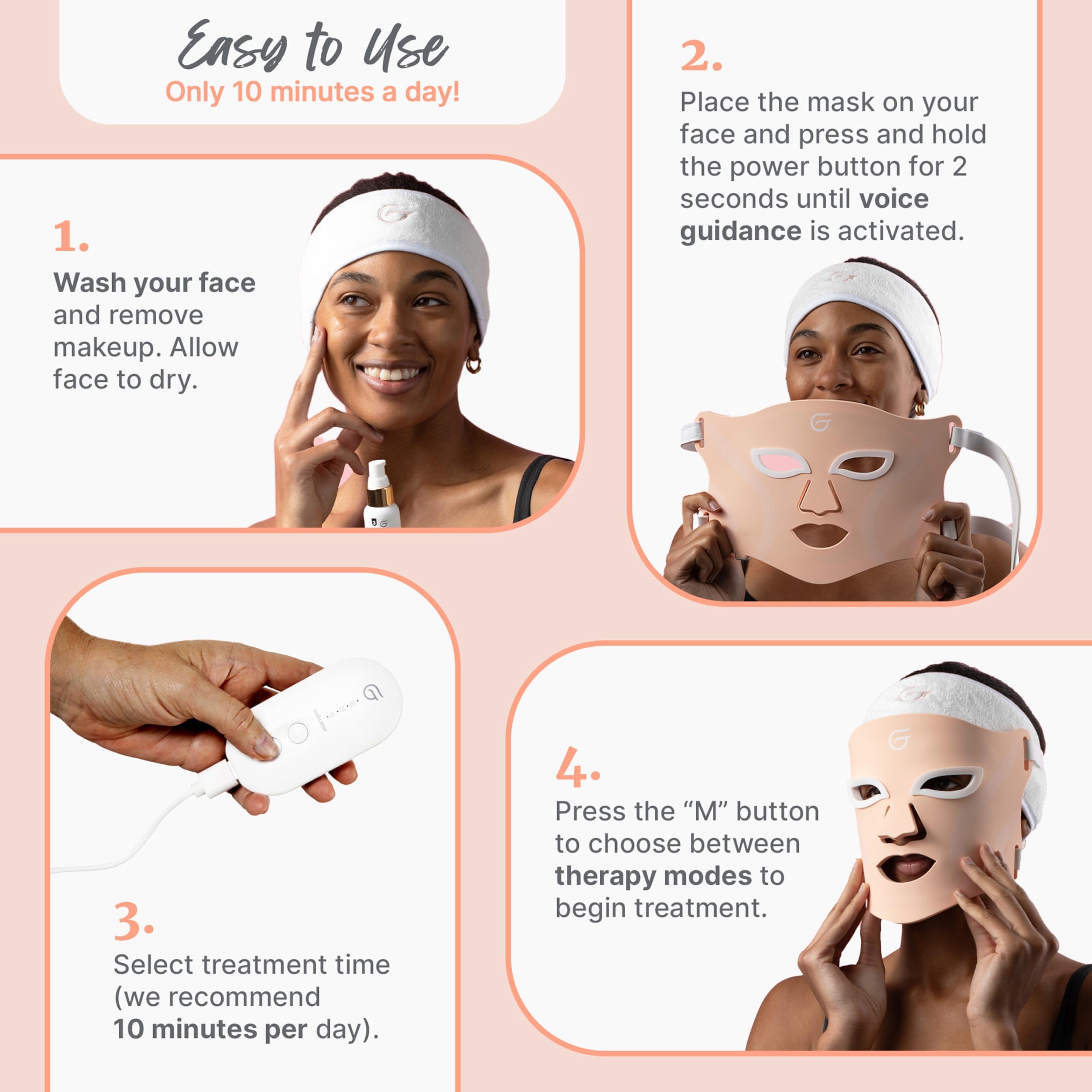 Groomie GlowUp: para viaje, fácil de transportar y usar en cualquier lugar.